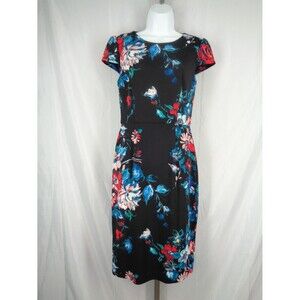 Betsey Johnson Floral Sheath Dress Size 4